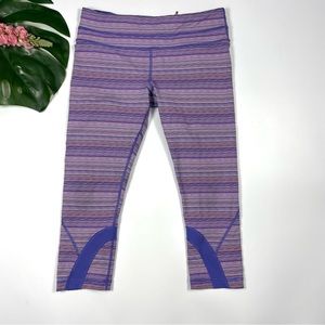 Lululemon Run Inspire Crop II All Luxtreme Iris 10
